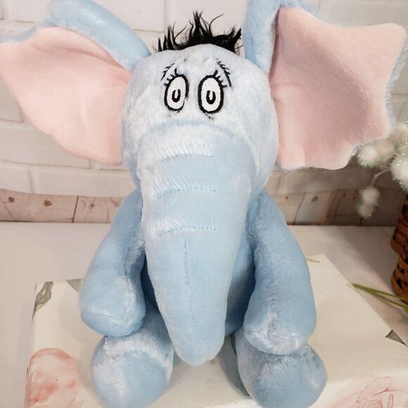 Kohls Cares Dr Seuss Horton Hears A Who Plush Blue Elephant Stuffed Animal 10" - Picture 2 of 9